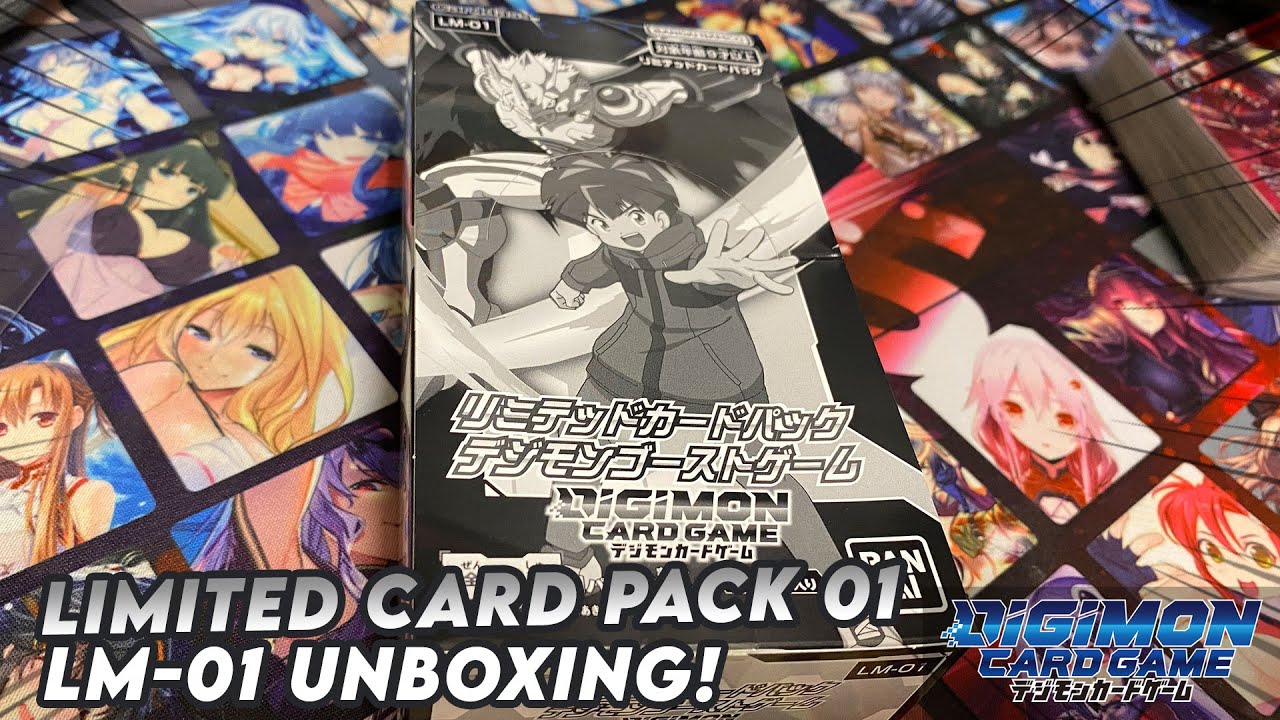 MORE GHOST GAME SUPPORT?! LM-01 Limited Card Pack Unboxing! (Digimon Card Game)