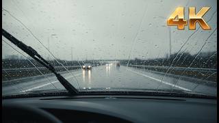 Rain + Road = Peace 🚗 #relaxingdrive #carsounds #cardrive #asmrdrive