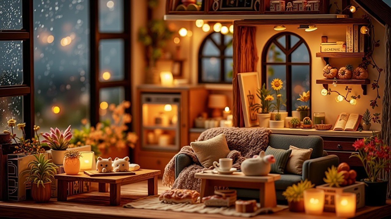 Уютная гитарная музыка дождливого утра для мирных дней | Мягкая инструментальная