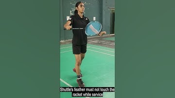 badminton service fault rule #badmintonchina #badmintonindonesia #badmintonjapan #badminton #shorts