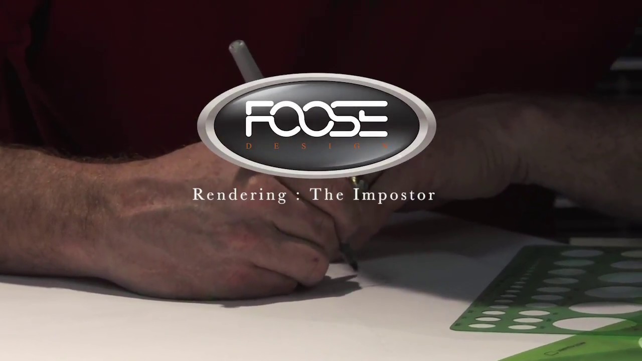 Chip Foose Rendering the "Impostor"