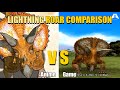 Dinosaur King Comparison (Game VS Anime) Lightning Roar 恐竜キング