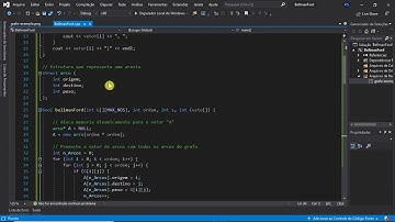 Demonstração do algoritmo Bellman-Ford em C++