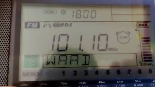 FM DX: Tropo Reception of Waad FM 101.1 in Pyrgos, SW Greece (20.8.2017)