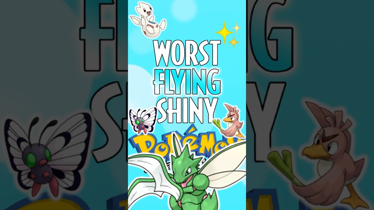 Shiny Pokemon! Top 10 Worst Flying-Type Shinies