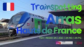 Train Spotting at Arras Station 🇫🇷 TGV, Regional & Double-Deck Trains #frenchtrain #trainspotting