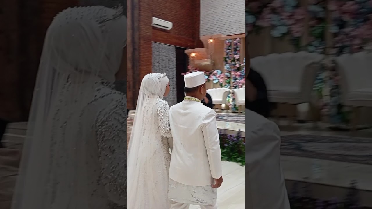 Ijab qobul dan resepsi pernikahan Fajar Al Farisi, SH dengan Nada Fakhria,STP