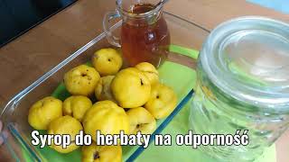 Miód i pigwowiec na odporność. Pij codzienne z herbatką.   Honey and quince for immunity.