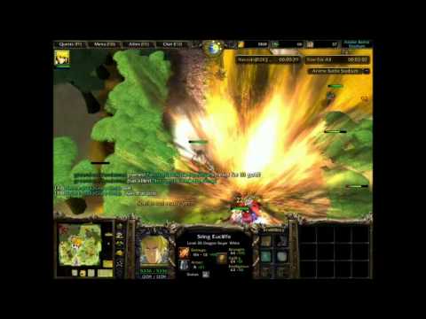 Warcraft Lll The Frozen Throne Custom Game Anime Battle Stadium 1 