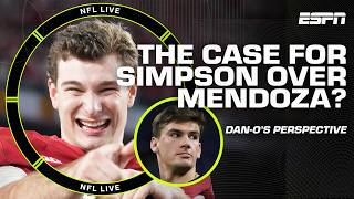 Celebrity Dan Orlovsky QUESTIONS Fernando Mendoza's production compared to Ty Simpson 🔍 | NFL Live Wealth