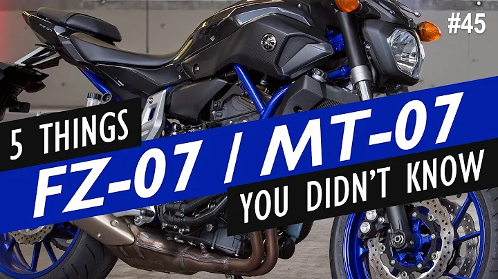 5 Things You Didn't Know About the Yamaha FZ-07 / MT-07