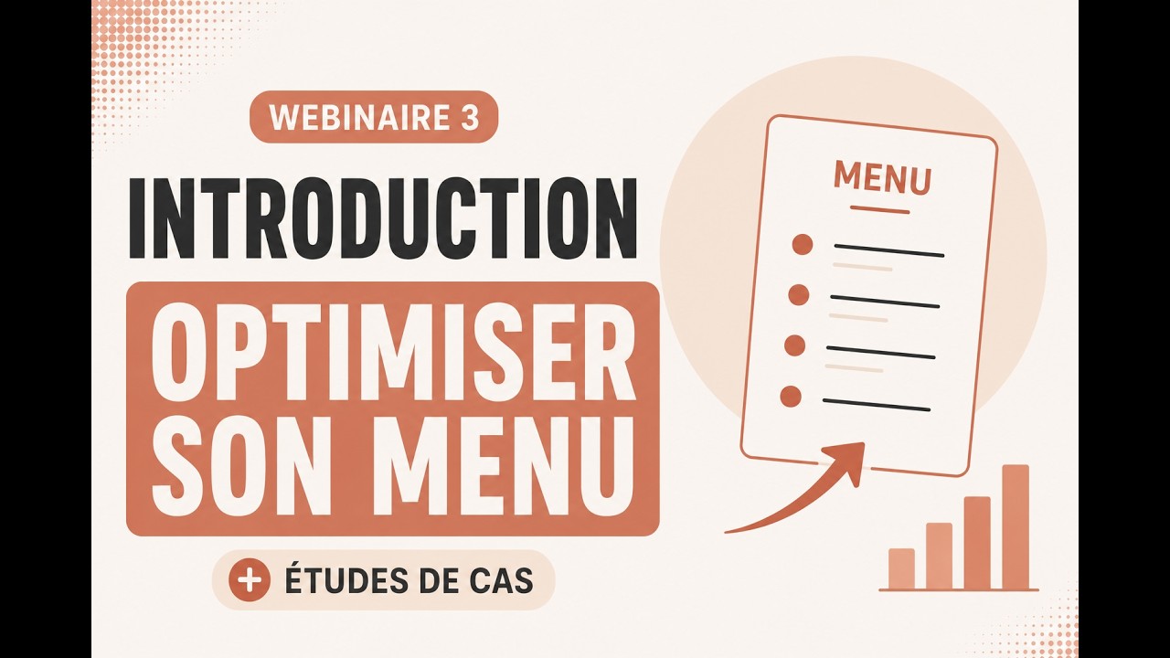 Introduction to Webinar 3: Optimising your menu