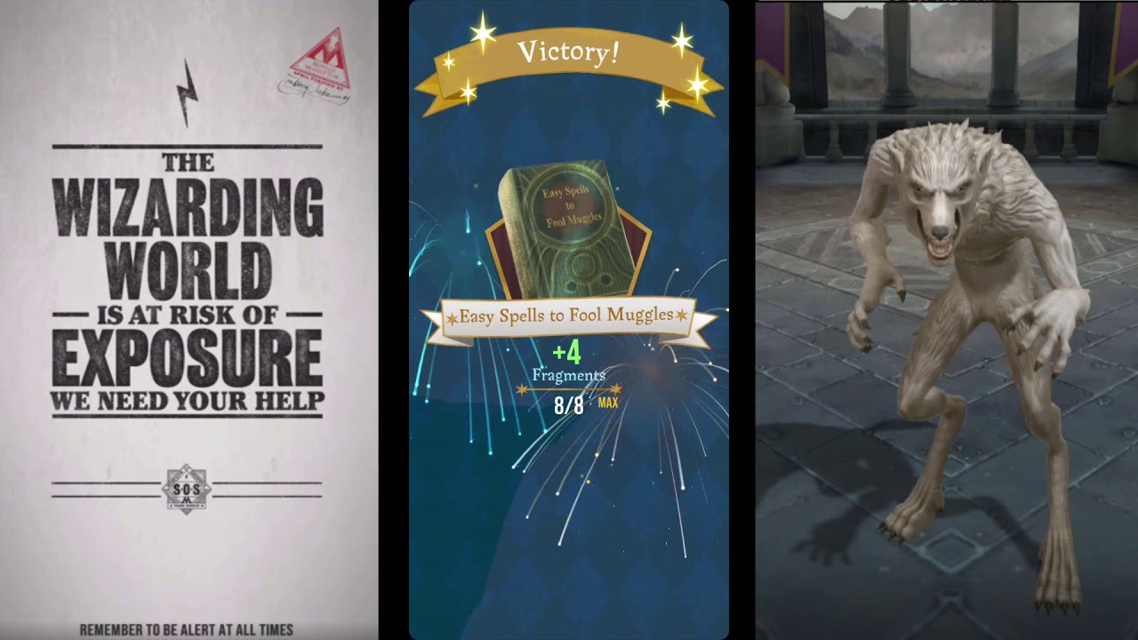 Wizards Unite Ep#19 Game Play (Uncut) Fortress chamber 4