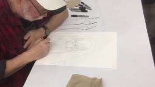 Walter Simonson Drawing Ragnarök Thor At Baltimore Comicon 2018
