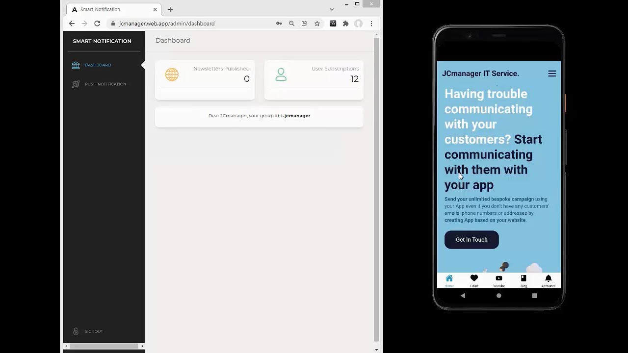 Send Your Unlimited Campaign Using Your Own App