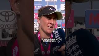 "The partnership with Maddy was outstanding!" 🙌 #cricket