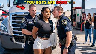 Cops Target Black Trucker At Rest Stop—Unaware She's An Undercover FBI Agent