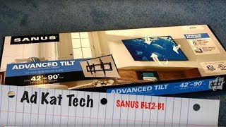 Sanus Wall Mount BLT2-B1 Installation, unboxing, and review