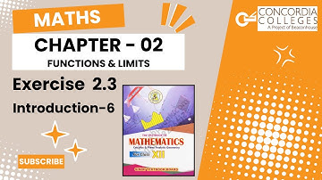 🎓 Exercise 2.3 – Introduction 6 | Functions & Limits |Class 12 Maths Chapter 2 | Sindh Board | Urdu