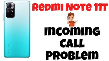 Redmi Note 11T Incoming Call Problem Fix || Incoming call not showing on display screen {NEW}