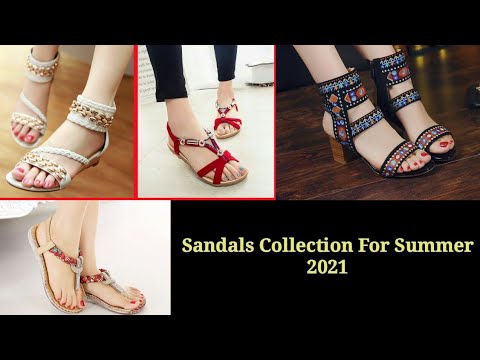 Sandals Collection For Girls 2021/ Latest Summer Sandals Collection # ...