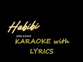 Habibi karaoke with lyrics asim azhar