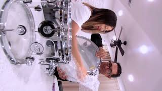 unboxing dw acrylic drum set