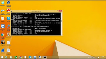 Find MAC Address Windows 8