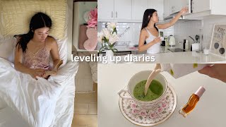 Levelling up Diaries | going back to school, how i improve my daily life, productive days