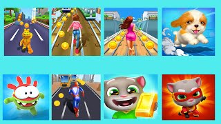 Om Nom Run , Tom Hero , Garfield Run , Spider Hero Run , Subway Princess Run , Unicorn Run , Dog Run screenshot 3