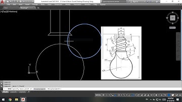 Create bulb - AutoCAD