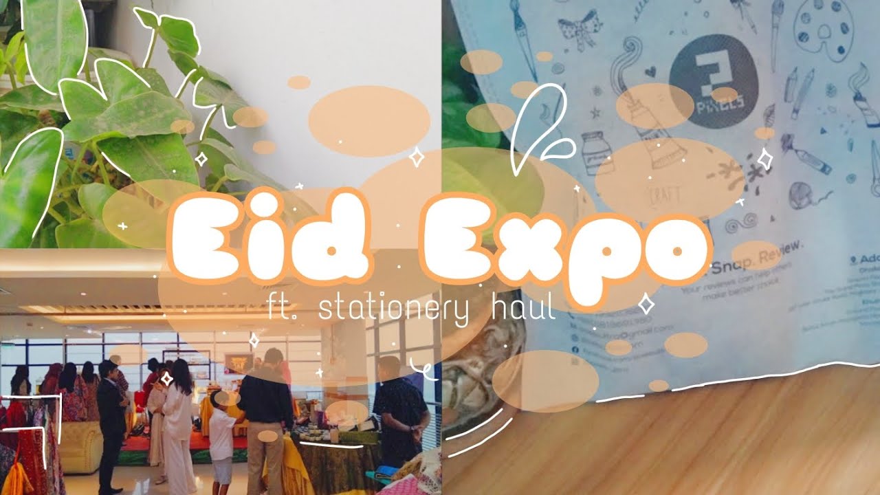 Eid Expo 2023 Stationery haul ASMR YouTube