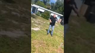 Male Karen Threatening Landscapers With Assault Rifle