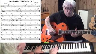 I'm Confessin' That I Love You - Jazz guitar & piano cover ( Chris Smith ) chords
