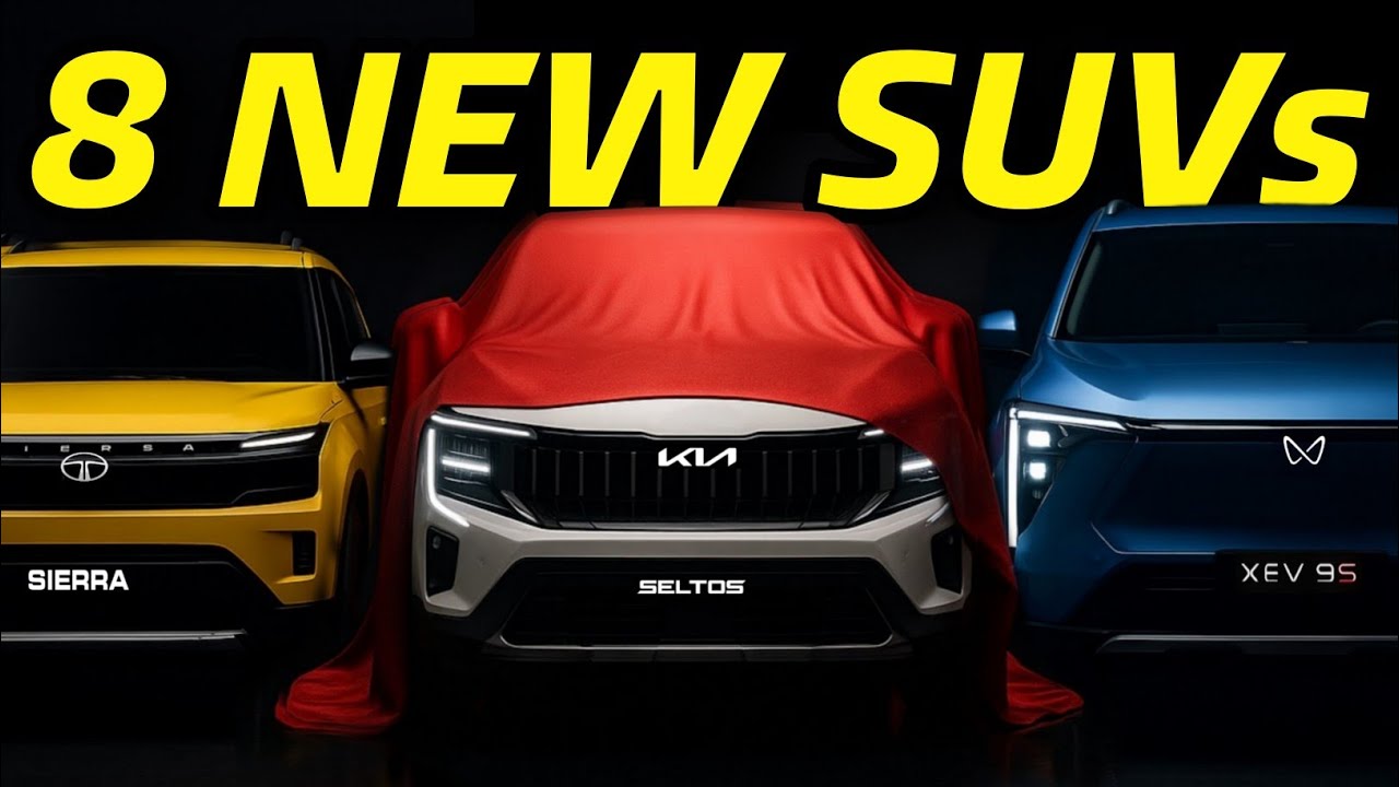 Tata Sierra, XEV 9S, New Gen Seltos, New Duster & More | 8 Upcoming SUVs Launching Soon in India!