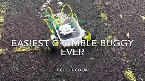 Easiest Crumble Programmable Buggy Ever