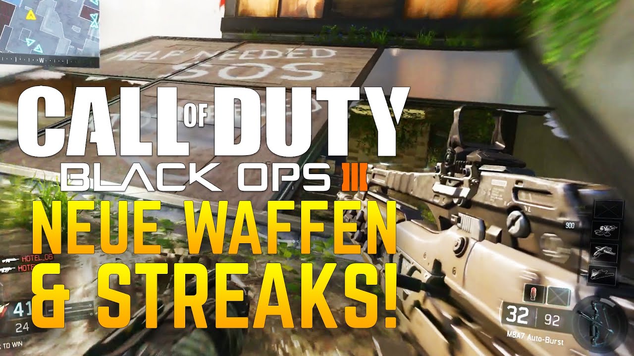 Waffen Call Of Duty Black Ops 3 Call of Duty: Black Ops 3 - NEUE WAFFEN & SCORESTREAKS! (German/Deutsch