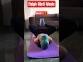 Powerful Quad & Hamstring Burn for Slim Thighs 💪 #slimthighs #thighworkout #innerthighworkout#shorts