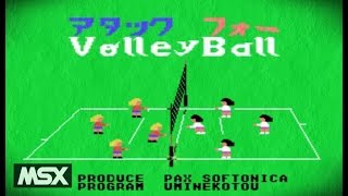 Attack Four VolleyBall  Retro Game