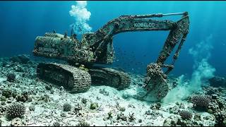 Deep Sea Recovery! Abandoned Kobelco SK380XDLC Excavator Brought Back to Life - From Rust to Power