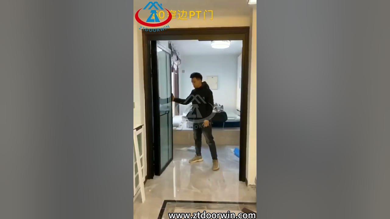 Ztdoorwin toyota hiace sliding door invisible sliding mechanism door