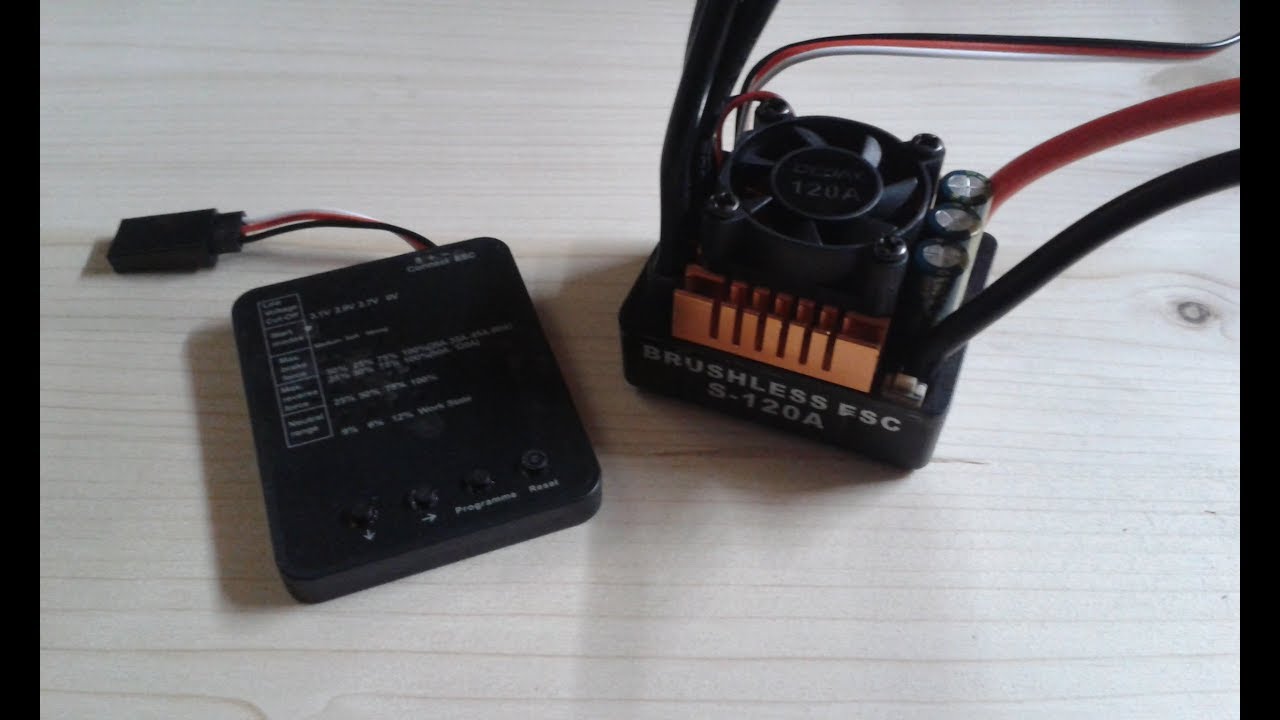 120 Ampere 4S Fahrtregler für 30 Euro Vorstellung in Deutsch/German