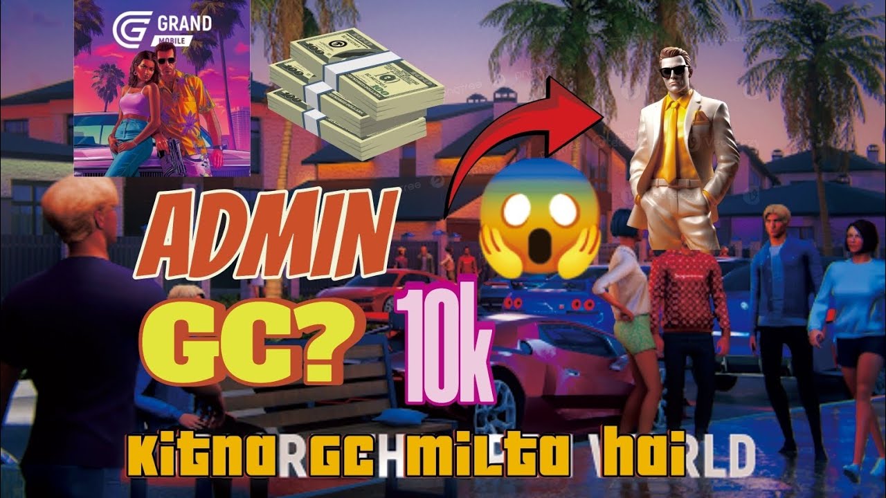 😱 How much Admin get GC Grand mobile rp life simulator { Fafi Gamerz} # ...