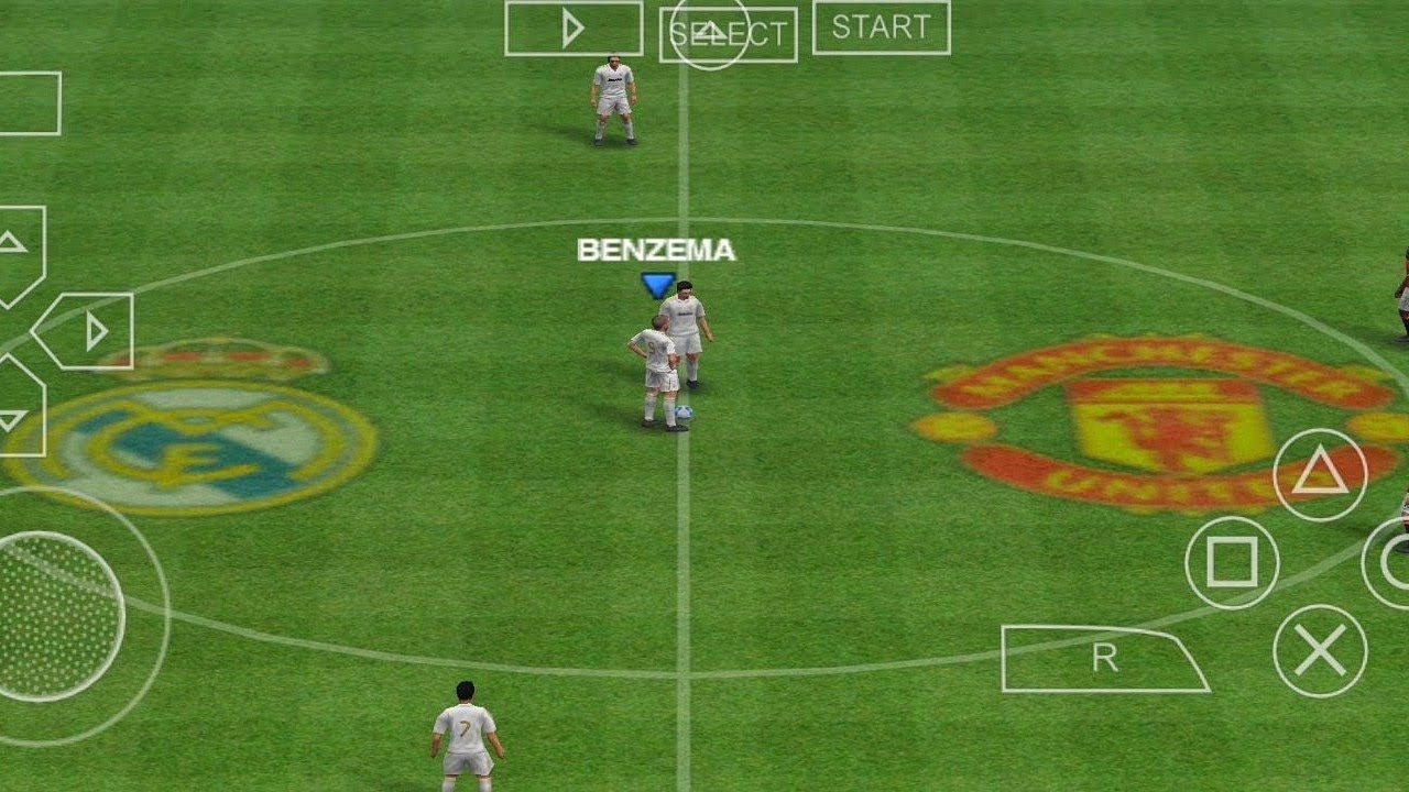 PES 12 | Real Madrid Vs Manchester United | eFootball PPSSPP Gameplay | Nostalgia