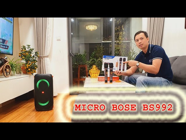 Giới thiệu Micro không dây Bose BS992 xịn xò