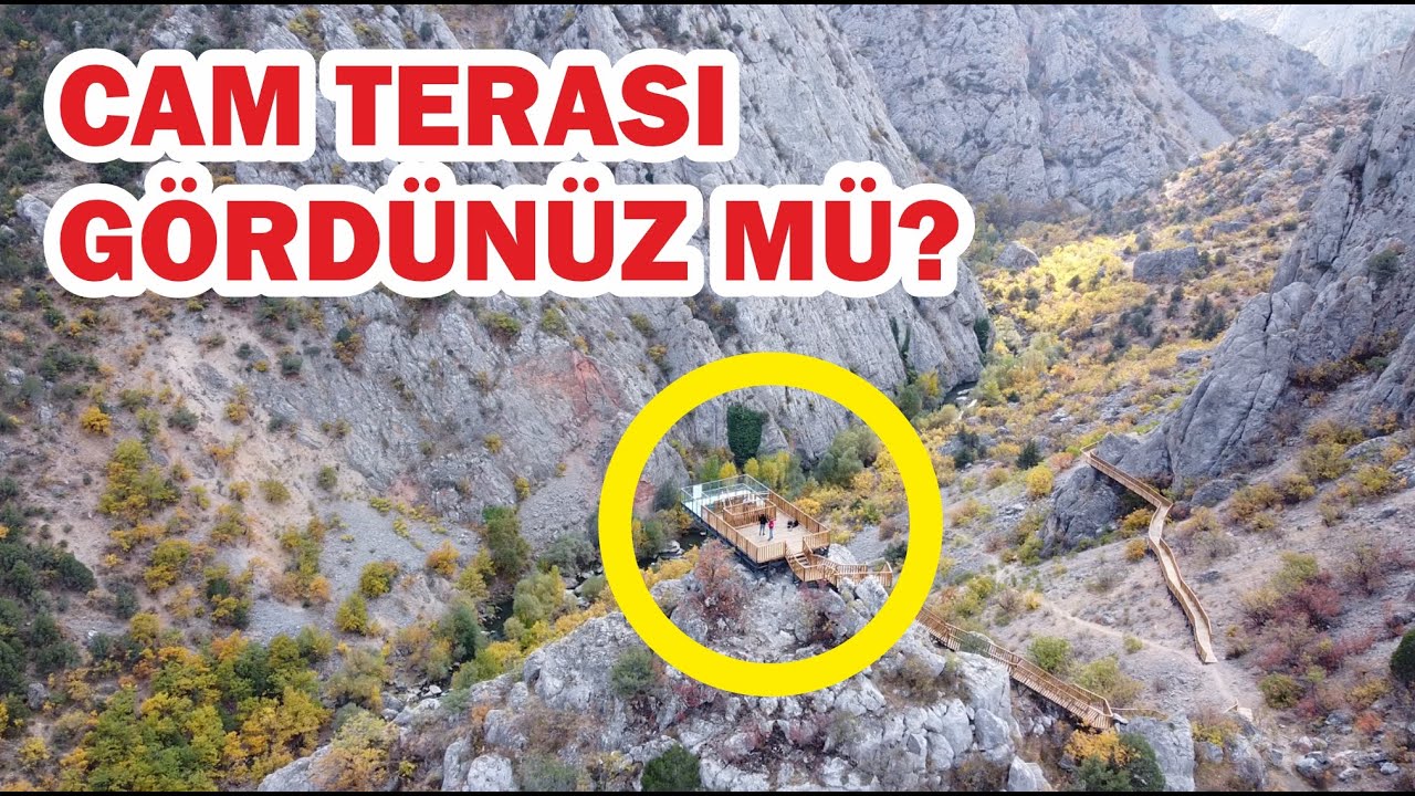 Yozgat Kazankaya kanyonunda baş döndüren teras