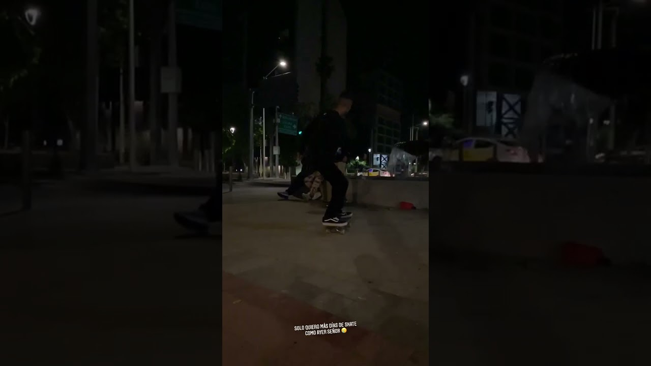 Natanael Cano patinando con Lalo The Giant