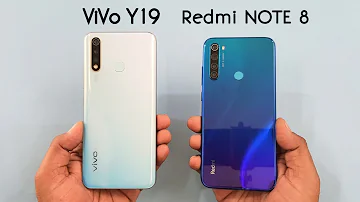 Vivo Y19 vs Redmi Note 8 SpeedTest & Camera Comparison