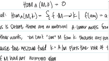 Let A be a local ring with maximal ideal M... (Nakayama Application) - Algebra Prelim Prep