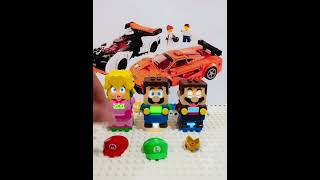 Lego Mario and Lego Peach Want  to returned their hat 1.36 #asmr  #trending  #toys  #mario  #foryou